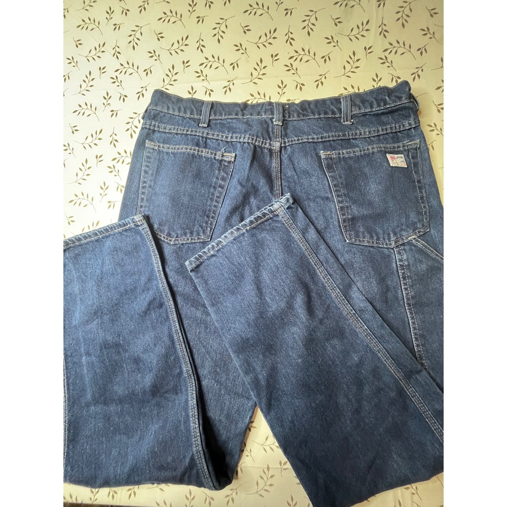 Tyndale FR Flame Resistant Carpenter Jeans Mens 35x34 Blue Denim utility usa
